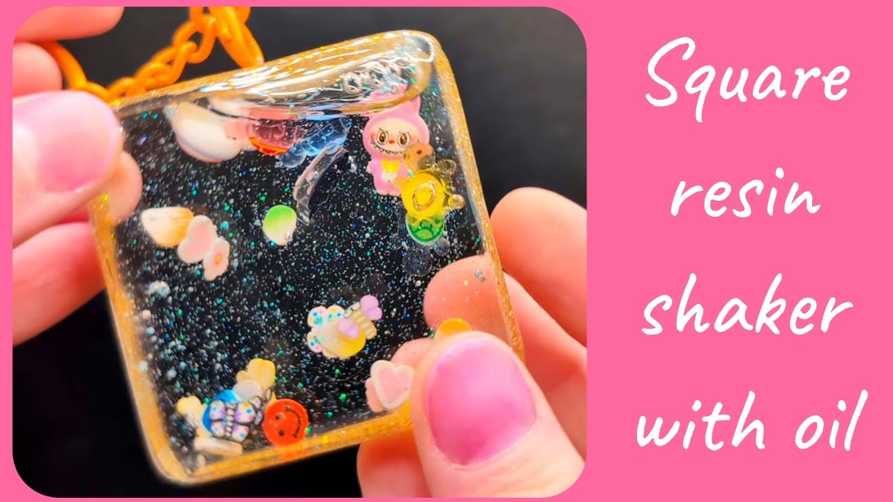 How to make resin shaker with liquid tutorial DIY Shaker with oil #tutorial #diy #resinshaker 