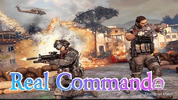 Real Commando 3d Sniper Shooter fauji game 2021 New games