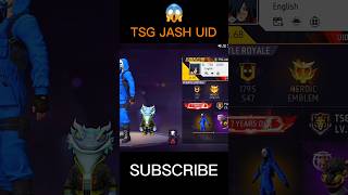 Tsg Jash Uid In Free Fire 😱 | #freefire #garenafreefire #twosidegamers #shorts @jashdhoka03