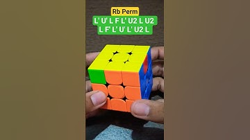 Rb PERM PLL ALGORITHM💯 #shorts #rubikscube