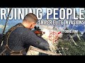Invading people's games and ruining them in Sniper Elite…