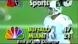 1987 Season - Miami Dolphins V.S. Buffalo Bills Highlights!!!