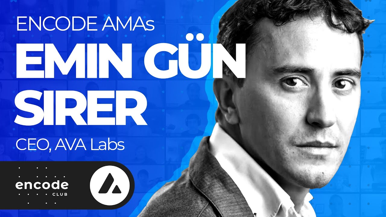 Emin Gün Sirer AMA, Founder Avalanche | by Lea Rattei | Encode Club