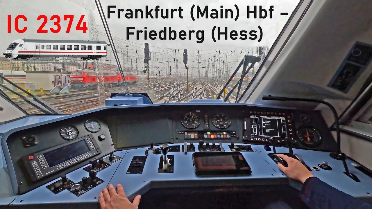 Führerstandsmitfahrt IC: Stuttgart Hbf - Nürnberg Hbf | TrainPilot Jay©