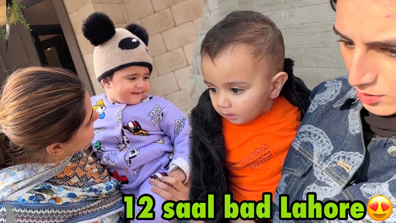 Lahore pochanch gaye shadi ke liye😍 | Saba 12 saal bad Lahore ai😳