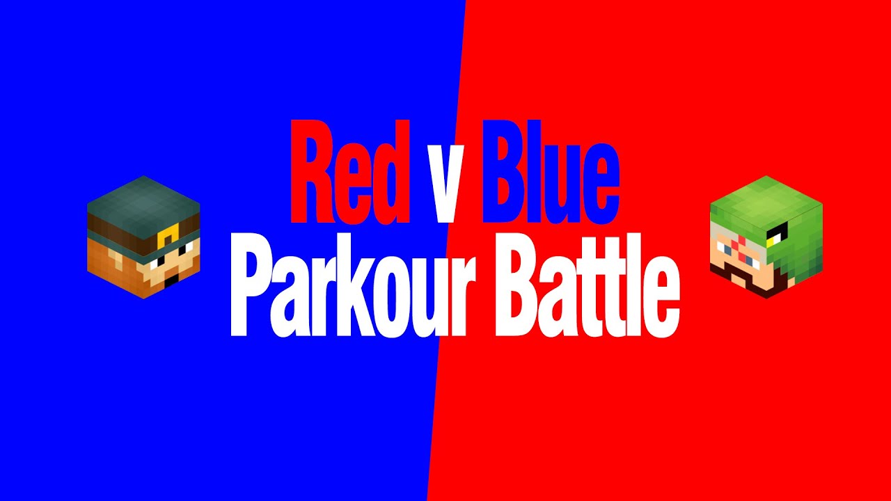 candy petřvald Red v Blue Parkour Battle - IMPROVEMENT NEEDED (with ChooChoosGaming)