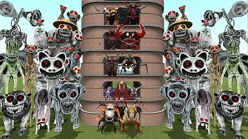 SPARTAN KICKING ALL MUTATED ANIMALS ZOONOMALY MONSTER in TALLGRASS Garry