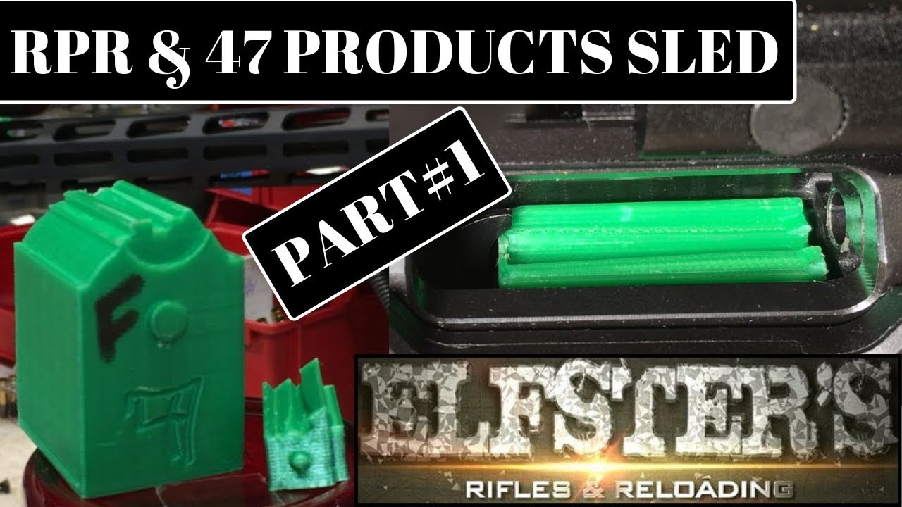RUGER PRECISION RIMFIRE 22LR & 47 PRODUCTS SLED REVIEW PART1 - YouTube