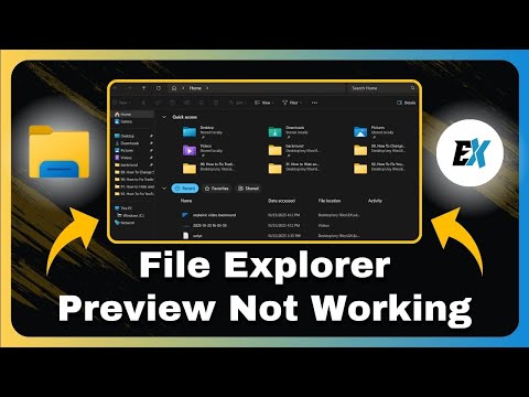 كيفية إصلاح مشكلة عدم عمل معاينة مستكشف الملفات لوحة معاينة مستكشف الملفات لا تعرض الملفات