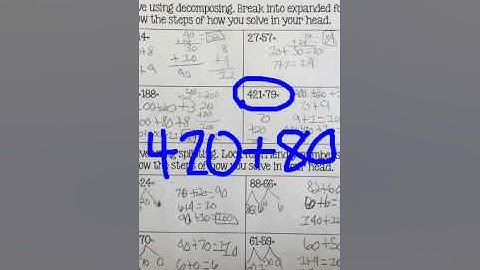 Mental Math Addition