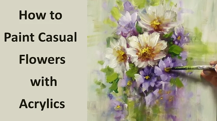 How to Paint Casual Flowers with Acrylics