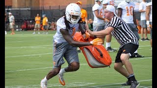 Tennessee WIDE RECEIVERS Practice | 8/6/17