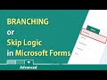 Branching and sections in Microsoft Forms by Chris Menard