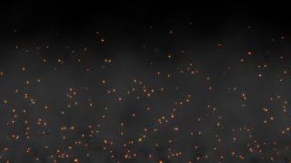 4K Fire Particles & Smoke Effect - Relaxing Ambience With Soothing Crackling Embers