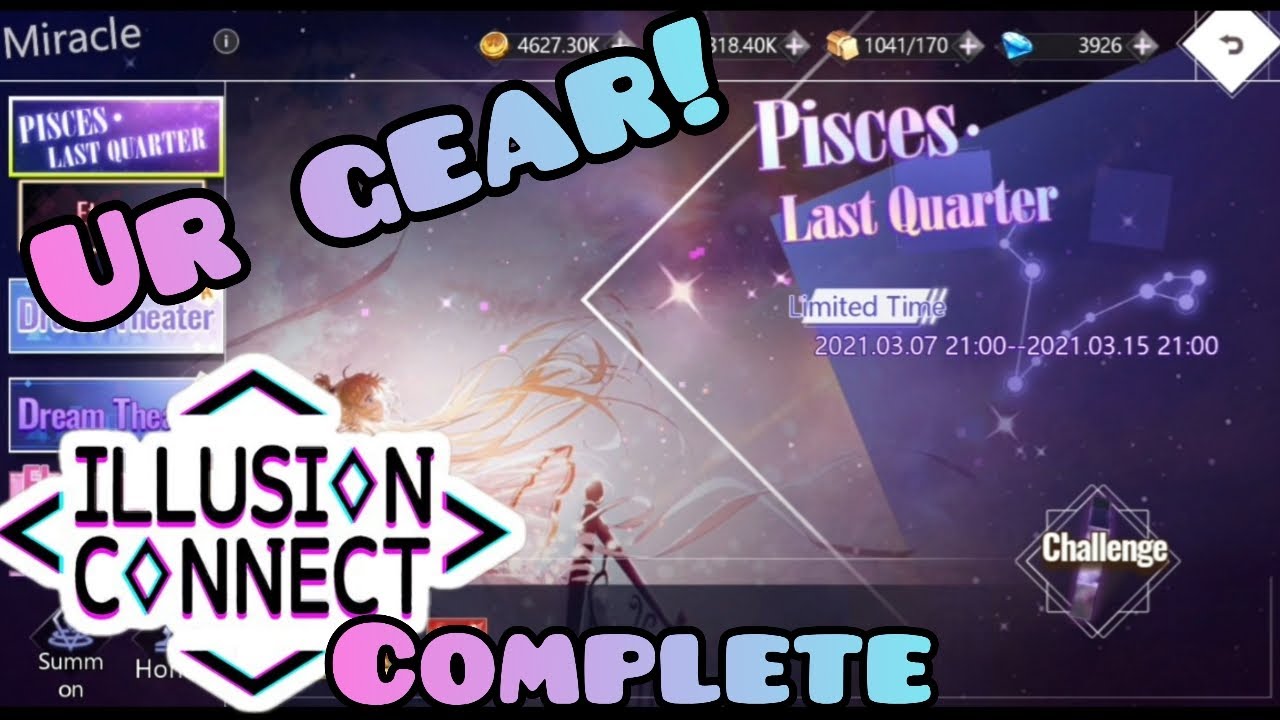 Illusion Connect Global: New Miracle Completion [Pisces Last Quarter]