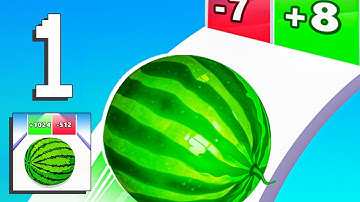 Watermelon Fruit Merge Games - Gameplay Walkthrough [Android, iOS Game]