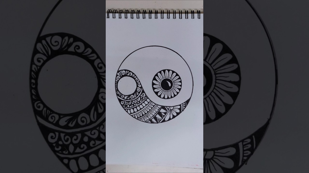 simple mandala art 🎨 