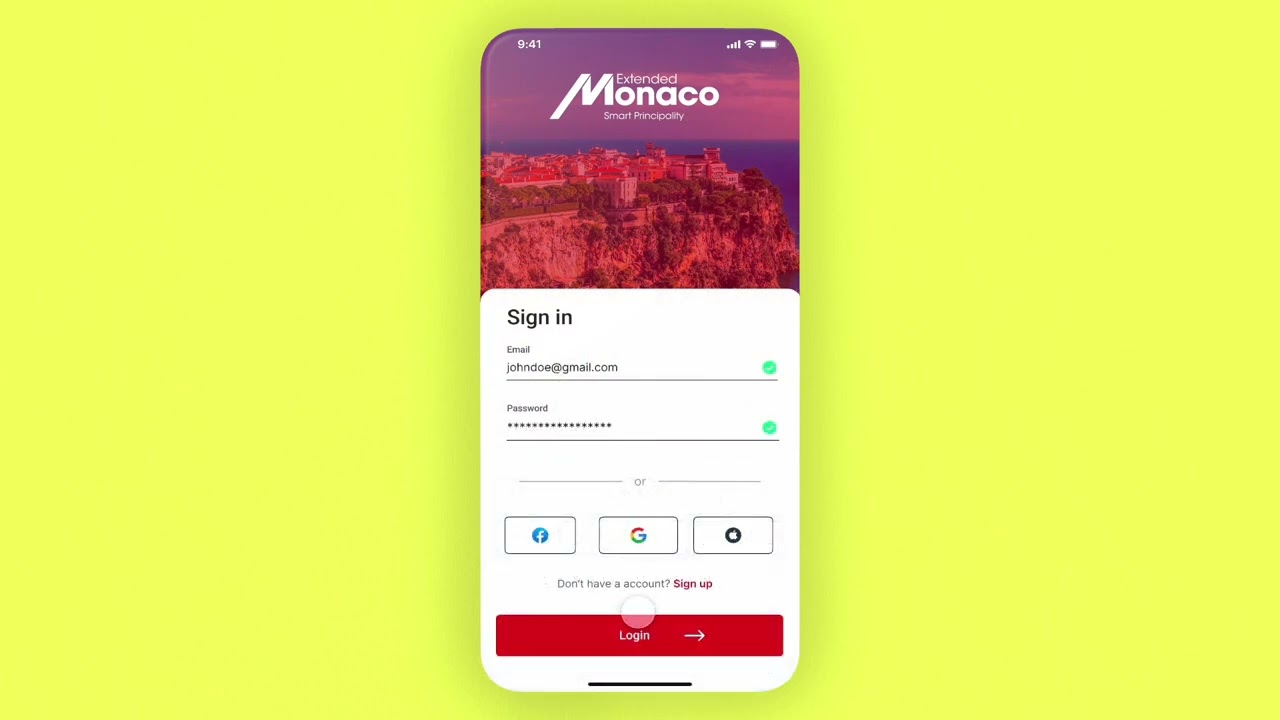 Monaco City Travel App
