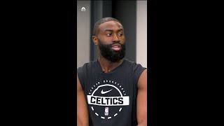 EXCLUSIVE: Jaylen Brown: "There's A LOT OF HONOR" in sacrificing for the group to be a winner ☘️