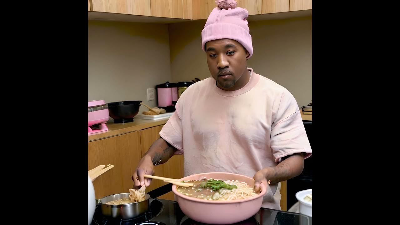 Pink Guy Cooks Stir Fry And Raps Lyrics KANYE COOKS RAMEN AND RAPS (Top Ramen - Pink Guy AI COVER) - YouTube