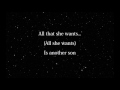 MIKA All She Wants Lyrics