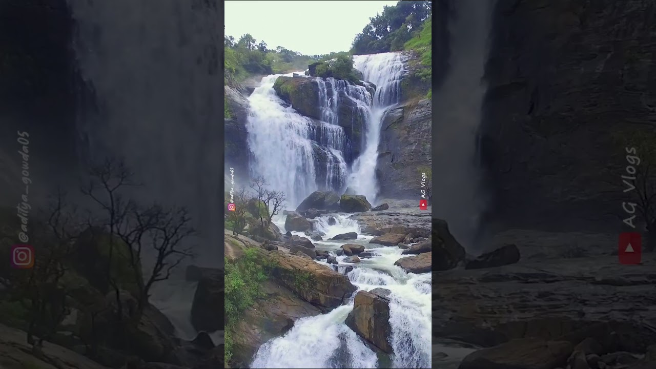 Mallalli Waterfalls - Coorg | Drone Captured Video | Kannada Motovlog | Namma Karnataka