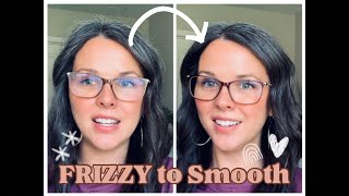 HOW I GET MY GRAY HAIR SMOOTH AND GLOSSY + DIY HAIRCUT AGAIN!  #beauty #hair #antiaging #naturalhair