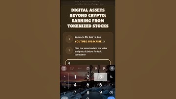 Digital asset behind crypto: earning from tokenized stocks