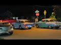 Rolling out to Pete’s Drive In #cruisein #55chevy