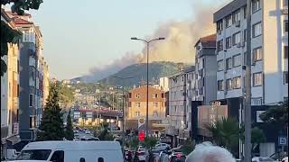 Ereğli̇’de Büyük Orman Yangini Şehri̇n Her Noktasindan Görülüyor… Resimi