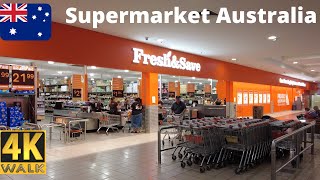 Supermarket Shopping - Gold Coast Australia 🇦🇺  4K Virtual Walk Shopping Tour -  Fresh & Save