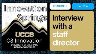 Interview with a Director and PhD student | Innovation Springs Episode 5