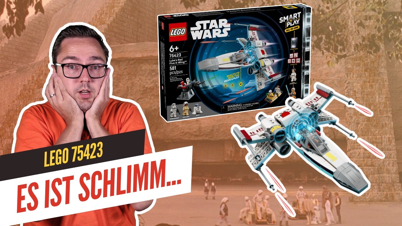Da ist nicht viel zu retten... - LEGO 75423 SMART PLAY Luke's X-Wing