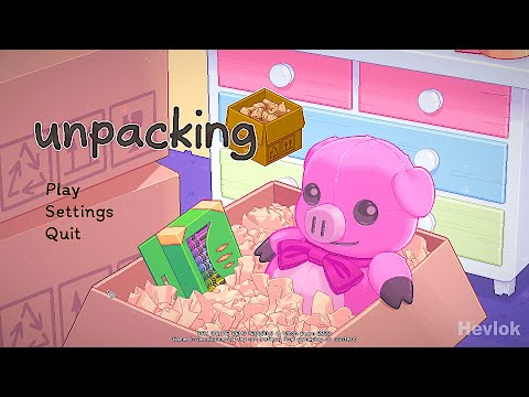 UNPACKING I FULL DEMO - Gameplay Walkthrough No Commentary