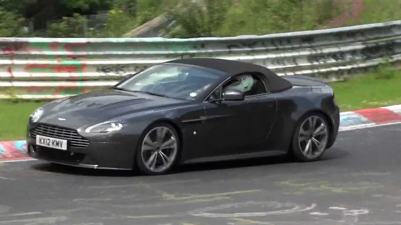 Video: Aston Martin Vanquish and V12 Vantage Roadster at the Nurburgring, image size:1280x720