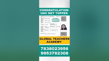 ugc net jrf commerce exam topper Sakshi #shorts #ugcnet