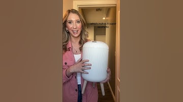 Upgrade Your Space with This Smart Trash Can! #trashcan #homedecor