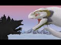 Godzilla vs World Serpent  |  EPIC BATTLE  |  MonsterVerse vs GoW