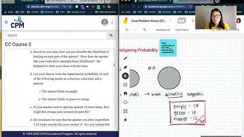 CPM CC2 Core Problems 1.2.2 Investigating Probability