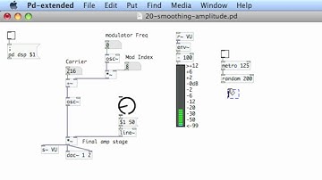 PURE DATA: 21 Beginning FM Synthesis