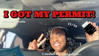 How to pass your permit test the first time &amp; a vlog!  |2021 | Nia Ayanna TV