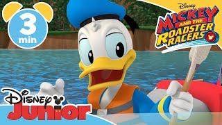 Mickey and the Roadster Racers | Donalds Dangerous Fishing Trip - Magical Moment | Disney Junior UK