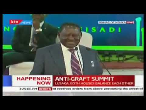Kenyan Opposition Leader, Odinga Mocks Nigeria’s Anti-corruption war [WATCH VIDEO]