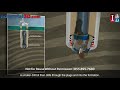 The casing  cementing process in oil  gas drilling engineering animation  process animation  i3d