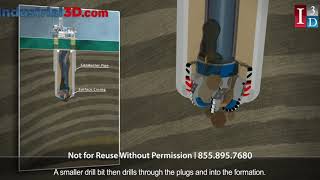 The Casing & Cementing Process In Oil & Gas Drilling Engineering Animation | Process Animation | I3D screenshot 5