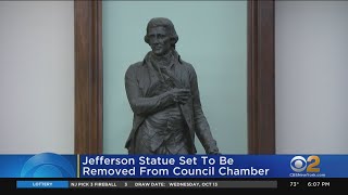 Jefferson Statue Set To Be Removed From Council Chamber