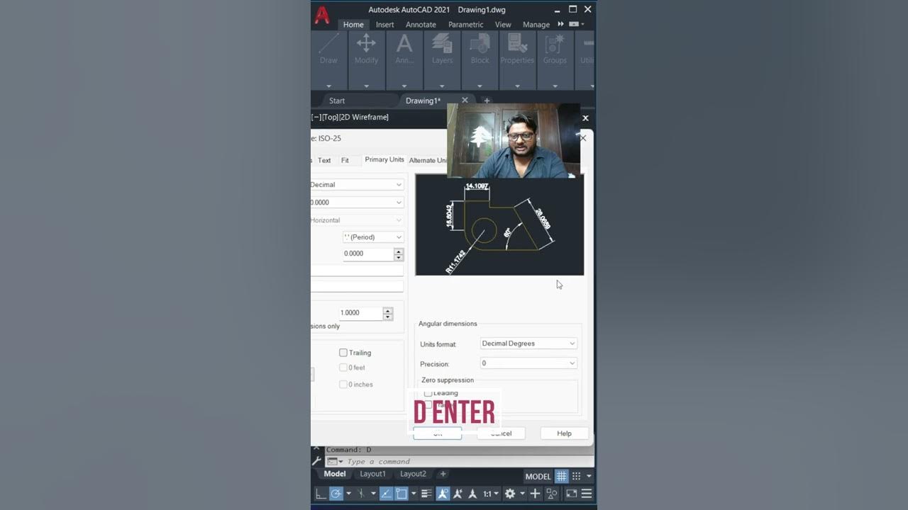 How to remove extra zero after decimal autocad shorts YouTube