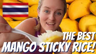 The BEST Mango Sticky Rice in Thailand ?! Trying Michelin Star Street Food in Bangkok!