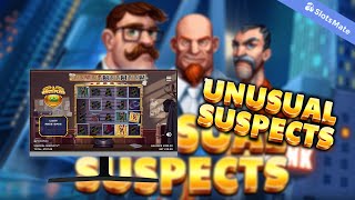 Unusual Suspects Slot by Northern Lights Gaming (Desktop View)