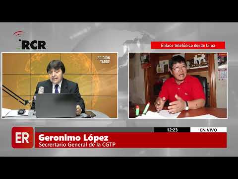 CGTP CONVOCA A PARO NACIONAL, CÍVICO Y POPULAR DESDE ESTE 19 DE ENERO